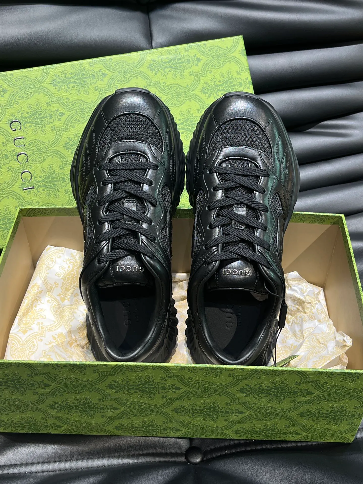 Men's Men's Shoes💰p760 "Gucc*" Ri Men's Men's Shoes💰p Men's Men's Shoes💰ple Series 2024ss👫Couple Style Casual Sports Shoes, buy the original and accurately reproduce it! Restore the quality of details, Gucci Ri men's shoes 💰p men's shoes 💰ple series sports shoes are made with innovative stitching technology to create a flowing texture like water. The leather design is paired with three-dimensional interlocking Double G leather patches and Gucci letter metal accessories, creating a free flowing texture of the entire shoe with a 3D effect. A classic and versatile piece that feels super comfortable on your feet! Female 35-40 Male 38-45